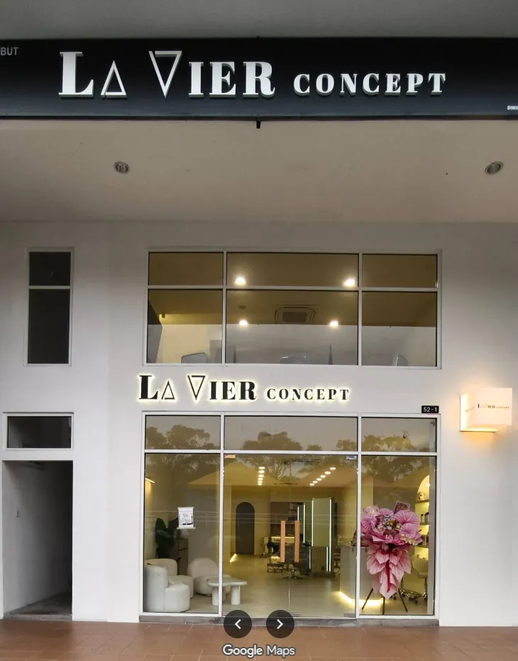 LaVier Concept Anggun City hair salon in Rawang